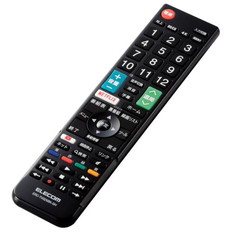 かんたんTVリモコン　シャープ用　ブラック