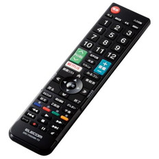 かんたんTVリモコン　東芝用　ブラック