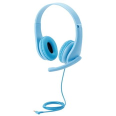 子ども用ヘッドセット　有線　4極ミニプラグ　両耳　マイクアーム付