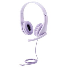 子ども用ヘッドセット　有線　4極ミニプラグ　両耳　マイクアーム付