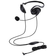 折りたたみ式ネックバンドタイプ　ヘッドセット　有線　4極φ3.5mm