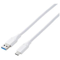 USB-A　-　USB　Type-C(TM)ケーブル(USB　5Gbps/15W)