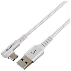 USB-A　-　USB　Type-C(TM)ケーブル(USB2.0/15W/片側L字　)