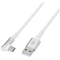 USB2.0ケーブル(認証品､A-C､L型コネクタ)