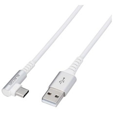 USB2.0ケーブル(認証品､A-C､L型コネクタ)
