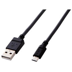 2A対応やわらかmicroUSBケーブル