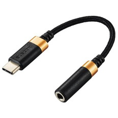 USB　Type-C(TM)　-　φ3.5mm変換ケーブル(高耐久)