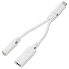 USB　Type-C(TM)　-　φ3.5mm変換ケーブル(高耐久/27W)