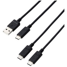 USB　Type-C(TM)　-　USB-A/USB　Type-Cケーブル(USB2.0/2種セット)
