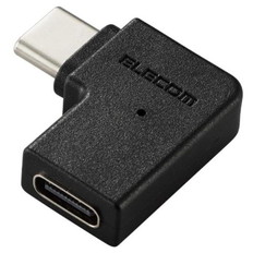 USBアダプター　L字横(USB　Type-C(TM)プラグ　-　USB　Type-Cポート)