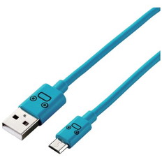 2A対応カラフルmicroUSBケーブル