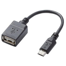 OTG変換ケーブル(micro　B-USB　Aメス)