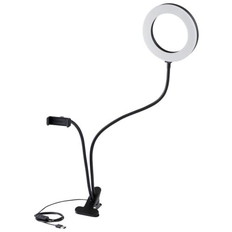 LEDリングライト(16cm/クリップスタンド付き)