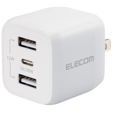 USB　Power　Delivery　32W　キューブAC充電器(C×1+A×2)