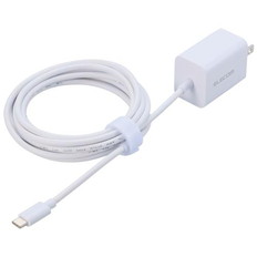 USB　Power　Delivery　20W　AC充電器(Cケーブル一体型/2.5m)