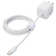 USB　Power　Delivery　20W　AC充電器(Cケーブル一体型/1.5m)