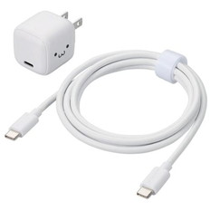USB　Power　Delivery　20W　AC充電器(C-Cケーブル付属/1.5m)