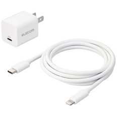 USB　Power　Delivery　20W　AC充電器(C-Lightningケーブル付属)