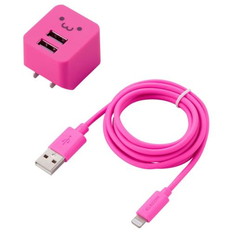 12W　5V/2.4A　Lightningケーブル付属　AC充電器