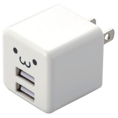 コンパクトAC充電器(2.4A/Aポート×2)