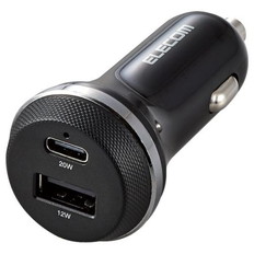 シガーチャージャー/USB　Power　Delivery20W+Aメス12W
