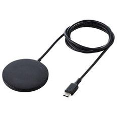 マグネット内蔵ケーブル一体ワイヤレス充電器(7.5W･卓上･1m)