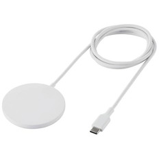 マグネット内蔵ケーブル一体ワイヤレス充電器(7.5W･卓上･1m)