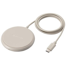 ケーブル一体型　Qi規格対応ワイヤレス充電器(5W･卓上･1m)