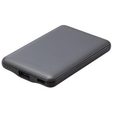 薄型コンパクトモバイルバッテリー(5000mAh/2.4A/Cx1+Ax1)
