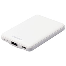 薄型コンパクトモバイルバッテリー(5000mAh/2.4A/Cx1+Ax1)