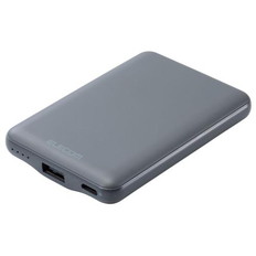 薄型コンパクトモバイルバッテリー(5000mAh/3A/C×1+A×1)