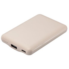 &me　薄型コンパクトモバイルバッテリー(5000mAh/3A/C×1+A×1)