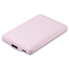 &me　薄型コンパクトモバイルバッテリー(5000mAh/3A/C×1+A×1)
