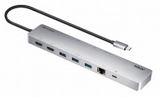 11-in-1　USB-C　マルチポート　ドッキングステーション(100W電源パススルー対応)