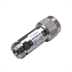 インピーダンス変換器　N型50Ωジャック(メス)-N型75Ωプラグ(オス)