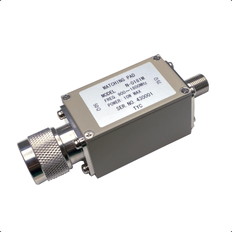 インピーダンス変換器　N型50Ωプラグ(オス)-F型75Ωジャック(メス)