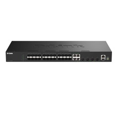 ギガビットレイヤ2スタッカブルスマートマネージトスイッチ､　SFPスロットx24､10G　SFP+スロットx4(10/100/1000BASE-Tコンボポートx4)