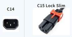 ロックスリム電源ケーブル　C14/C15LS　2m