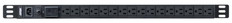 ラックPDU(0U/100V/15A/NEMAタイプ　16ポート/サージ保護回路搭載)　(コンセントバー)