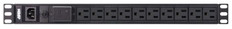 ラックマウントPDU(1U/100V/15A/NEMAタイプ　10ポート/サージ保護回路搭載)