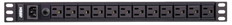 ラックマウントPDU(1U/100V/15A/NEMAタイプ　12ポート)