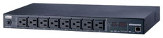 電源計測機能搭載ラックマウントPDU(1U/100V/15A/NEMAタイプ　8ポート)