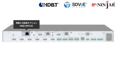 MSD-V6シリーズ用　入力ユニット:　SDVoE入力ユニット　CATモデル