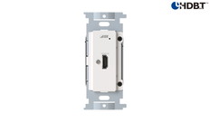 HDBaseT送信器　ウォールプレートモデル　白パネル