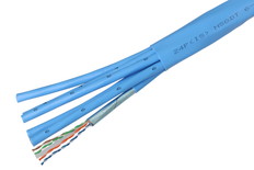 Cat.6AU/UTP　24P　多対IS　SB/SB　500m/D