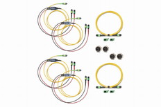 CertiFiber　Max　シングルモード拡張キット(MPO　12　芯用､ピンありおよびピンなしの　UniPortアダプター､テスト基準コード･キット)