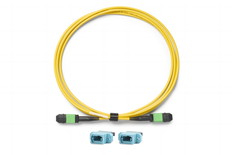 シングルモード検証用　TRC､16芯､タイプA､MPO　APC/ピンあり　-　MPO　APC/ピンあり