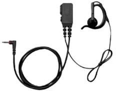 イヤホン一体型タイピンマイク耳掛け付きインイヤーオープン型ストレートコード(スモール)SRD612/SRD611/SRD595/SRS95/SRS90/SRS12用