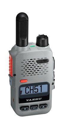 デジタル簡易無線･登録局　無線機･トランシーバー　電波出力2W　･コンパクトサイズ(カラー:グレー)
