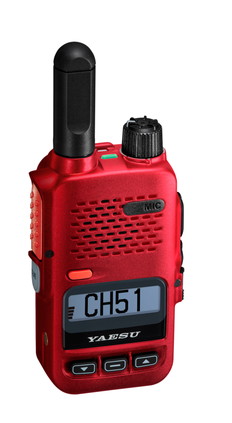 デジタル簡易無線･登録局　無線機･トランシーバー　電波出力2W･　コンパクトサイズ(カラー:レッド)